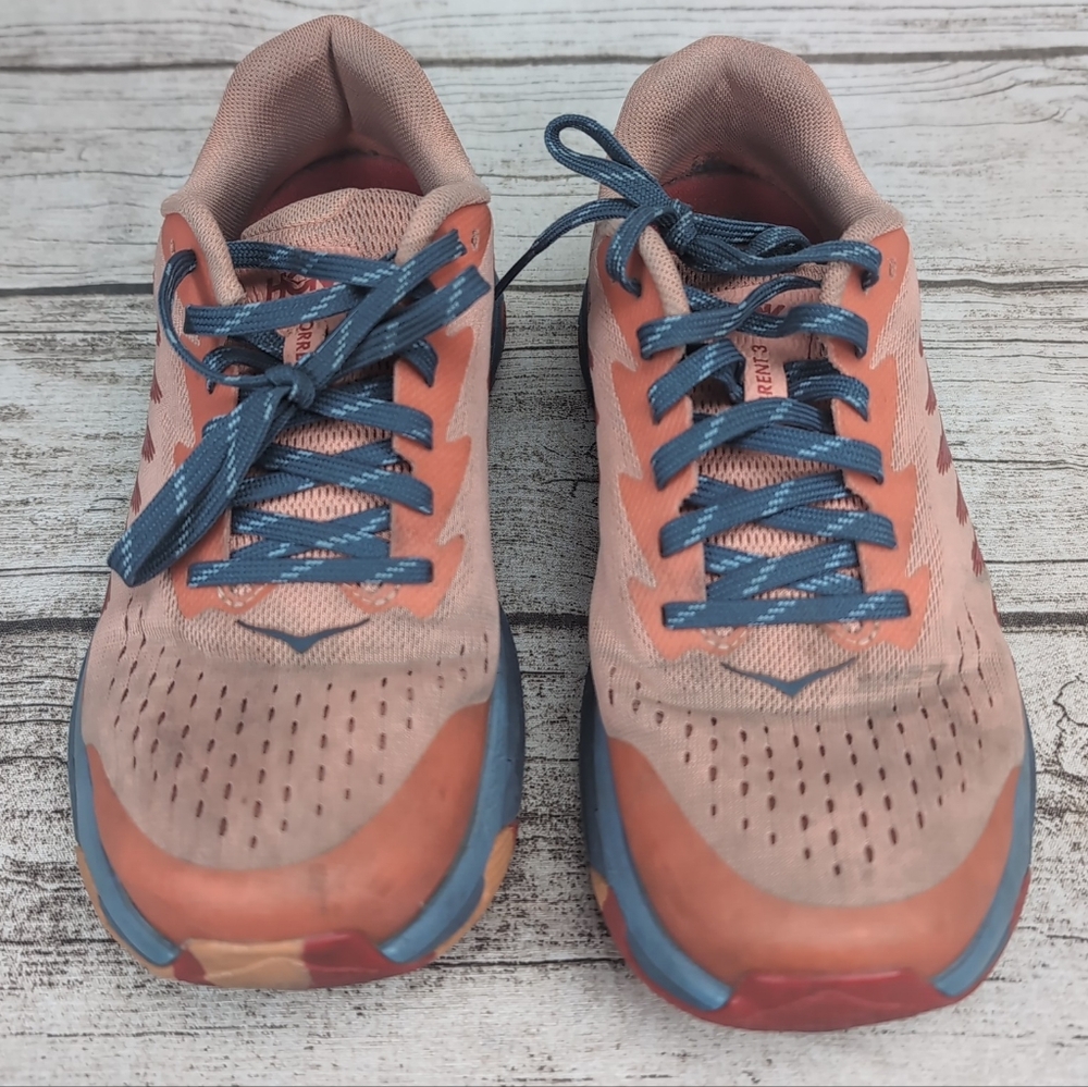 Hoka Torrent 3 Coral Pink Orange Women's Running Shoes Size 8
